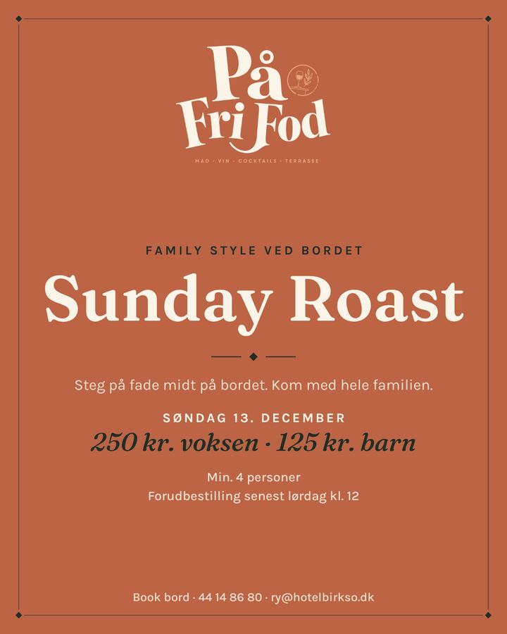 Sunday Roast uden foto